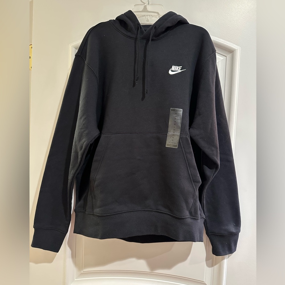 Nike NWT Men's Black Pullover Hoodie Size Medium